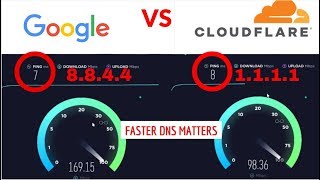 FASTEST DNS  Cloudfare faster than google dns Lets find out [upl. by Ellsworth84]