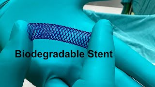 Biodegradable Biliary Stent  Loading Ella DV Stent on Delivery System [upl. by Hannad285]