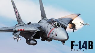 DCS  4K Ultra F14B TOPGUN test Varjo Aero VR Digital Combat Simulator Black Shark [upl. by Mullins]