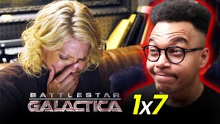 Battlestar Galactica Season 1 Episode 7 quotSix Degrees of Separationquot REACTION [upl. by Emmye]