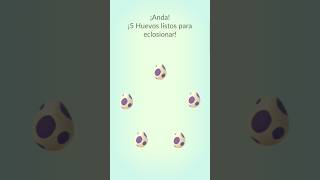 🥚¡ECLOSION DE 5 HUEVOS DE 10K🥚  Pokémon GO pokémongo [upl. by Ahsuat]