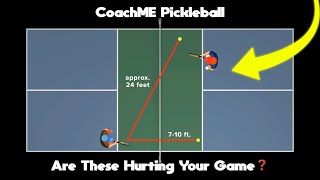 5 Shots That Are Hurting Your Pickleball Game 👀 [upl. by Yerhcaz]