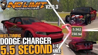 Dodge Charger SRT Procharger Tuning 55 Second 14 Mile No Limit 2 V203 [upl. by Hollenbeck73]