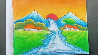 sinari Drowing prativa artpastel colour youtubevideo vairal video [upl. by Zadoc]