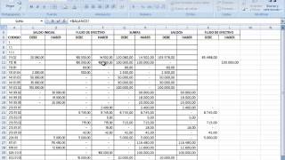 Contabilidad Gubernamental en excel parte 6 flujo del efectivo [upl. by Ruthanne]