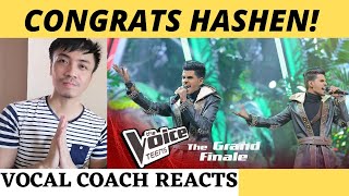 Hashen Dulanjana  Wilpattuwe විල්පත්තුවේ  Grand Finale  The Voice Teens Sri Lanka Reaction [upl. by Tabshey]