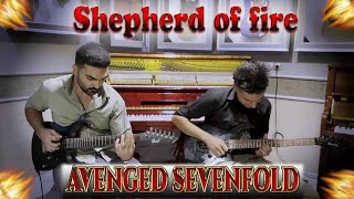 Avenged Sevenfold  Shepherd of fire  cover full guitar [upl. by Ahsar]