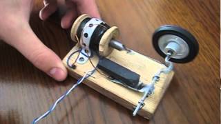 Homemade Solenoid engine  Magnets [upl. by Lagiba]