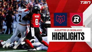 CFL WEEK 16 Montreal Alouettes vs Ottawa Redblacks FULL HIGHLIGHTS [upl. by Eiblehs]