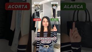 TIPS DE MODA PIERNAS MÁS LARGAS 😱💖👖 [upl. by Asfah472]