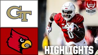 Georgia Tech Yellow Jackets vs Louisville Cardinals  Full Game Highlights  ESPN College Football [upl. by Allistir]