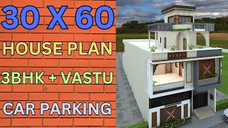 3060 house map  30 by 60 Feet house design  30  60 Home Plan  Ghar ka Naksha [upl. by Anitsud]