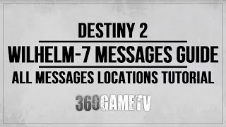 Destiny 2 Wilhelm7 Messages Locations Guide  The Richest Dead Man Alive Triumph  Hraesveglur [upl. by Gearard894]