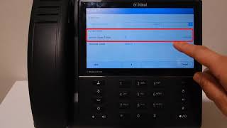 Mitel 6940  Display Settings [upl. by Campbell]