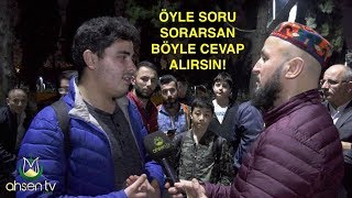 Ahsen Tv Muhabiri Sonunda Sert Kayaya Çattı Karşısında Konuşamadı [upl. by Perreault]