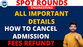 Engineering Vacant Round Admission Process 2024  Engineering Vacant Round Detail Process 2024 [upl. by Lauritz185]