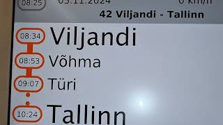 Viljandist rongiga Tallinna [upl. by Ayimat]