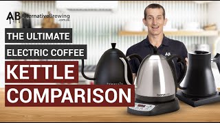 The Ultimate Electric Temperature Variable Gooseneck Coffee Kettle Comparison [upl. by Aihsele]