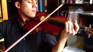 Concertmaster Gabriel Lefkowitz practicing [upl. by Hilario130]