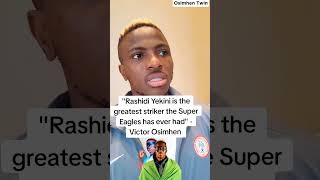 Osimhen Shows Respect To Rashidi Yekini ❤️🥺❤️🥺❤️❤️❤️🥺❤️🥺❤️ reels Fyp osimhen osimhentwin love [upl. by Rey]