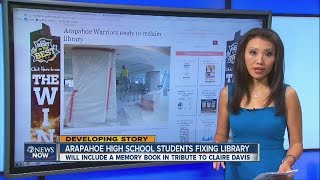 Arapahoe High School students fixing library [upl. by Noll]