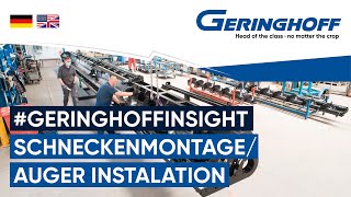 GERINGHOFFINSIGHT – Part 5 📍 Schneckenmontage  Auger Instalation I Deutsch amp English [upl. by Ylloj]