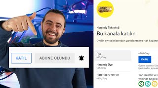 KATIL BUTONU NASIL AÇILIR ÜCRETLİ ÜYELİK OLUŞTURARAK PARA KAZANMA  YOUTUBE PARA KAZANMA [upl. by Wylde]