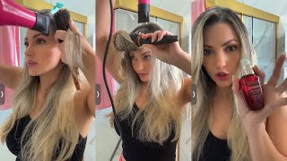 ✨Ajeitando o cabelo rápido para sair ✨ [upl. by Dewitt]