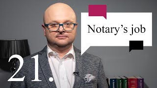 21 Notarys job  zawód notariusz Kursy języka angielskiego dla prawników [upl. by Elie]