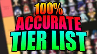 The 100 Accurate Genshin Impact Tier List [upl. by Jer]