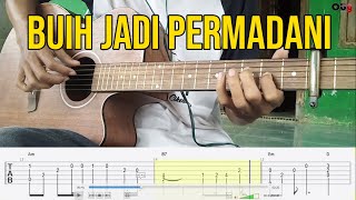 Exist Buih Jadi Permadani  Fingerstyle Gitar Cover  TAB [upl. by Htenaj]