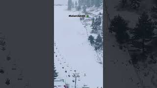 Malam Jabba Swat Snowfall amp Snow amp Amazing View [upl. by Ynnij]