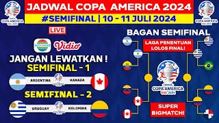 Jadwal Semifinal Copa America 2024  Argentina vs Kanada  Copa America 2024  Live Indosiar [upl. by Sparke]