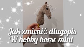 tutorial jak wymienić kijdlugopis w hobby horse [upl. by Leirum]