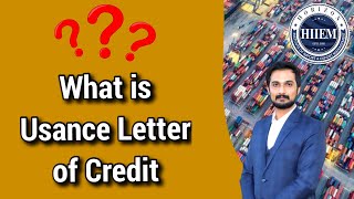 What is Usance Letter of Credit in Export import Business  By Sagar Agravat [upl. by Baillie]