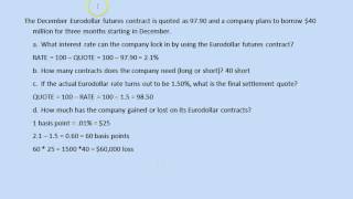 Eurodollar Futures Contract [upl. by Trixy916]