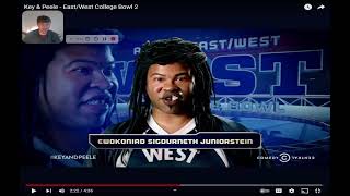 Duke Reacts to KEY amp PEELE  Football Names TRY NOT TO LAUGH [upl. by Asyle99]