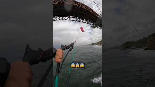 Huge Kitesurfing Jump under a Bridge 😱🤯 [upl. by Pero404]