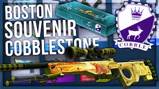 SOUVENIR COBBLESTONE BOSTON 2018 CASE UNBOXING [upl. by Aynat]