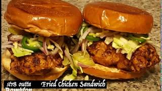 Nashville HOT Fried Chicken Sandwich Nashville Style Crispy FIRE How To Make Fried Chicken [upl. by Enawyd]