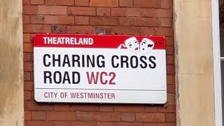 Charging Cross Road Relaxing Walking In London [upl. by Anastasio526]