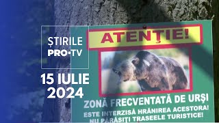 Știrile PRO TV  15 Iulie 2024 [upl. by Isidor753]