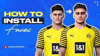 HOW TO INSTALL PES 2021  2020 FACES SIDER  CPK PC [upl. by Leonore82]