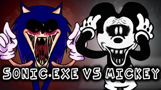 NEW Sonicexe vs Mickeyavi DAY 5  You Cant Run From The Happiness  Friday Night Funkin [upl. by Gnuj939]