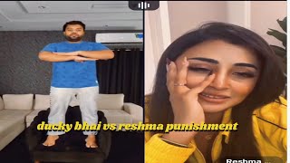 ducky bhai vs reshma punishment matchtiktoklivefunnytrendtrendingyoutube [upl. by Ikcin973]