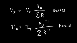 Voltage and Current Divider Law Derivations [upl. by Ayotaj]