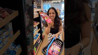 1 Minute Korean Supermarket Challenge 😱😱  One Color CVS Food 😅 [upl. by Akenet787]