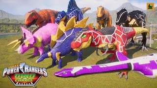 Power Rangers Super Charge Zords Battle Royal and Skin Showcase [upl. by Innes]