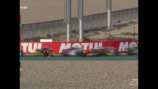 Dennis Foggia amp Deniz Oncu crash in the First lap Moto3 Qatar 2021 [upl. by Bren224]