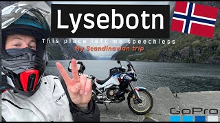 Road to Lysebotn  Scandinavian roadtrip by motorcycle 4K [upl. by Yffat106]